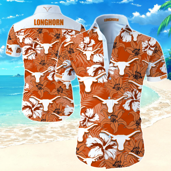 Ncaa Texas Longhorns Hawaiian Shirt Summer Button Up