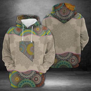 Nevada Mandala 3D Printed Hoodie/Zipper Hoodie