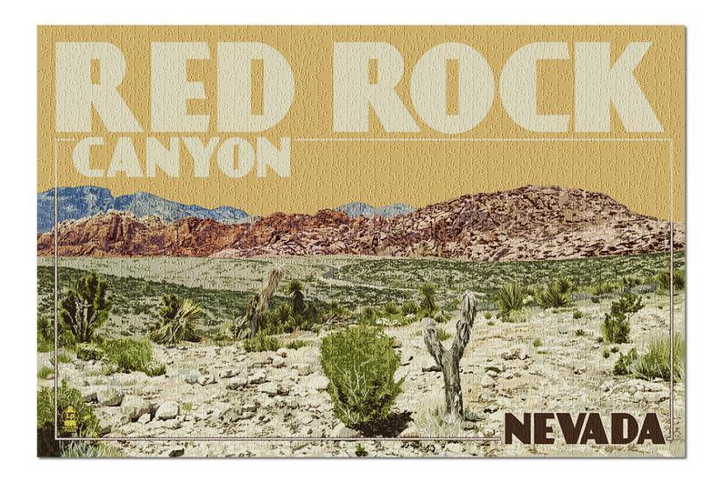 Nevada Red Rock Canyon Jigsaw Puzzle Set Nevada Red Rock Canyon Jigsaw Puzzle Set