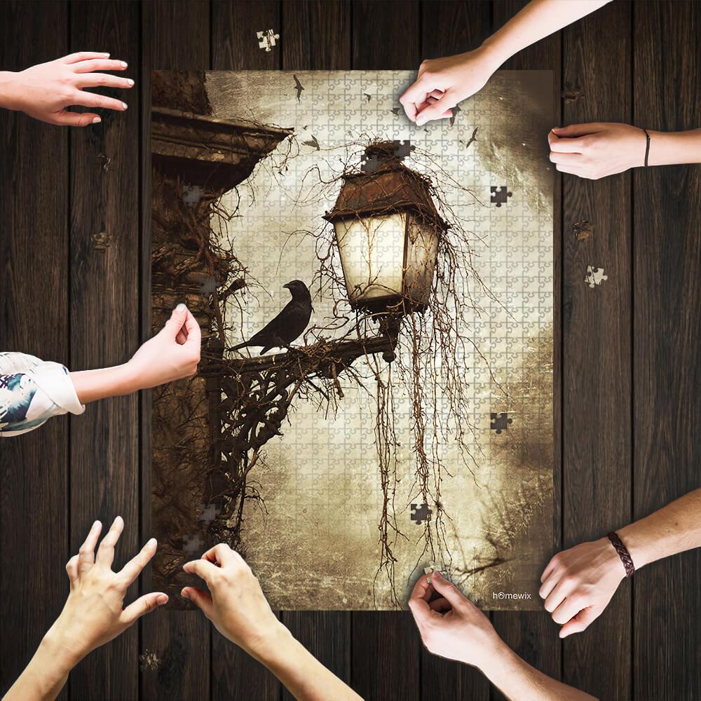 Nevermore The Raven Jigsaw Puzzle Set Nevermore The Raven Jigsaw Puzzle Set