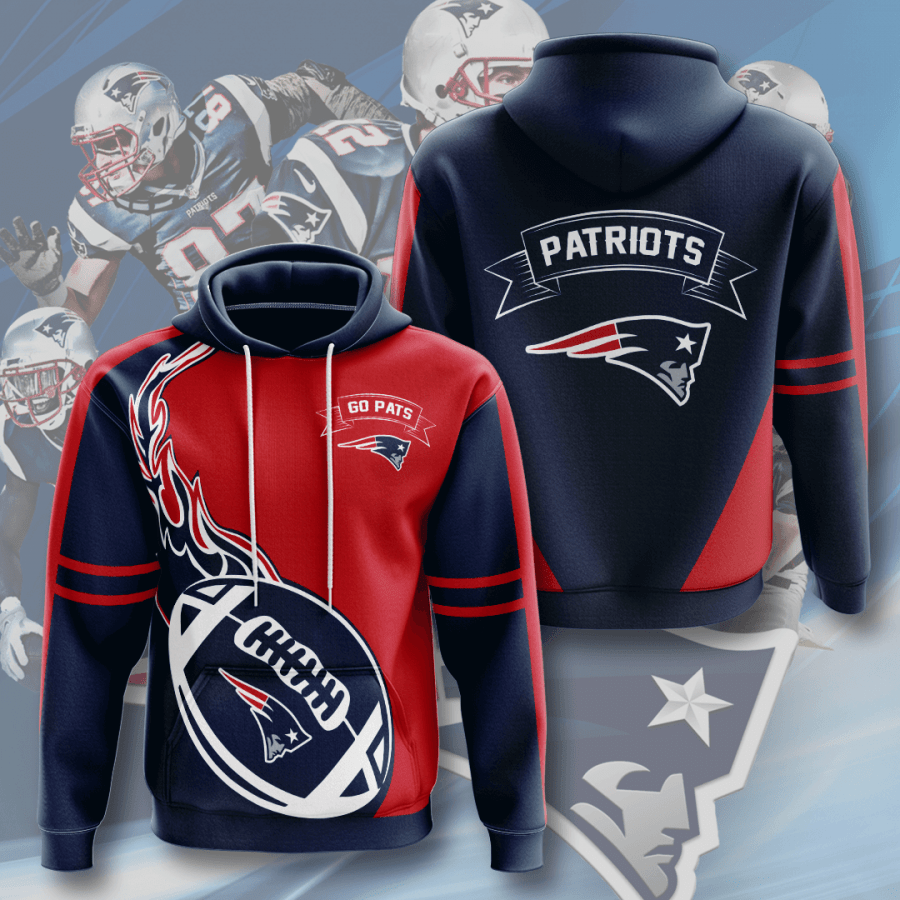 New England Patriots 3D Printed Hoodie/Zipper Hoodie New England Patriots 3D Printed Hoodie/Zipper Hoodie