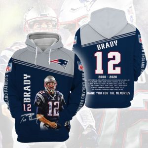 New England Patriots 3D Printed Hoodie/Zipper Hoodie