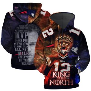 New England Patriots 3D Printed Hoodie/Zipper Hoodie