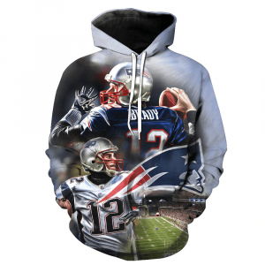 New England Patriots 3D Printed Hoodie/Zipper Hoodie