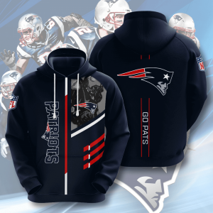 New England Patriots 3D Printed Hoodie/Zipper Hoodie