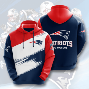 New England Patriots 3D Printed Hoodie/Zipper Hoodie