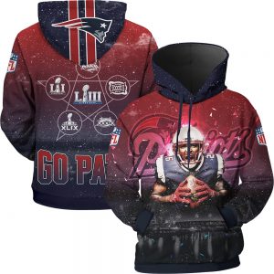 New England Patriots 3D Printed Hoodie/Zipper Hoodie