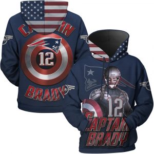 New England Patriots 3D Printed Hoodie/Zipper Hoodie