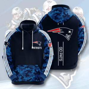 New England Patriots 3D Printed Hoodie/Zipper Hoodie