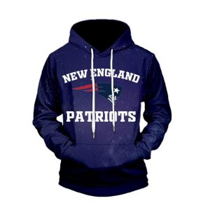 New England Patriots 3D Printed Hoodie/Zipper Hoodie