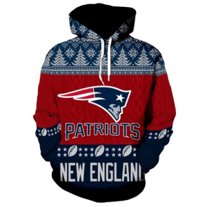 New England Patriots 3D Printed Hoodie/Zipper Hoodie