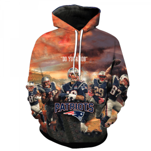 New England Patriots 3D Printed Hoodie/Zipper Hoodie