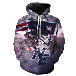 New England Patriots 3D Printed Hoodie/Zipper Hoodie