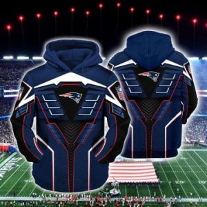 New England Patriots 3D Printed Hoodie/Zipper Hoodie