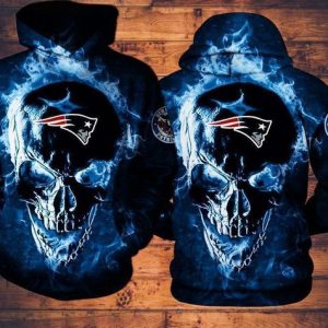 New England Patriots 3D Printed Hoodie/Zipper Hoodie