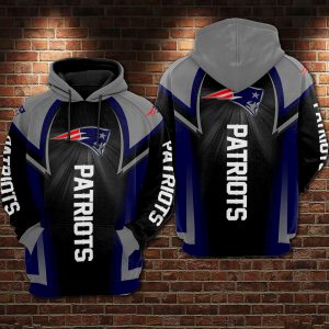 New England Patriots 3D Printed Hoodie/Zipper Hoodie