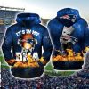 New England Patriots 3D Printed Hoodie/Zipper Hoodie