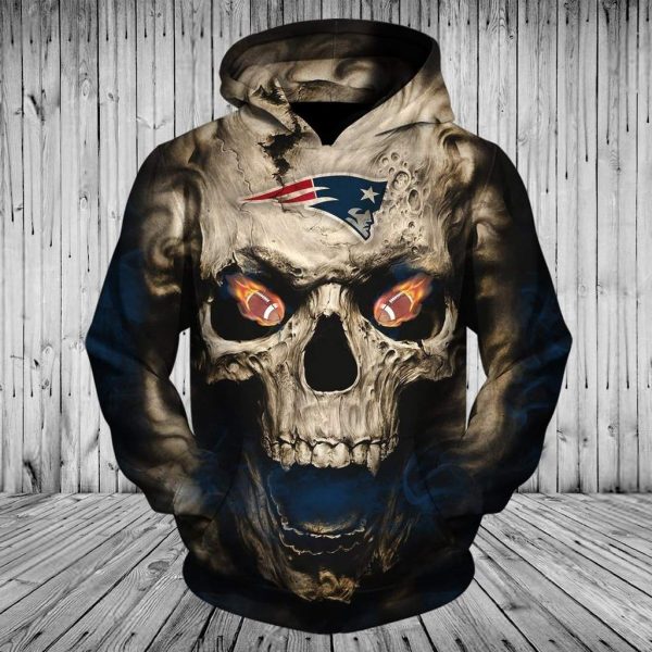 New England Patriots 3D Printed Hoodie/Zipper Hoodie