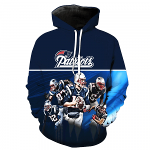 New England Patriots 3D Printed Hoodie/Zipper Hoodie