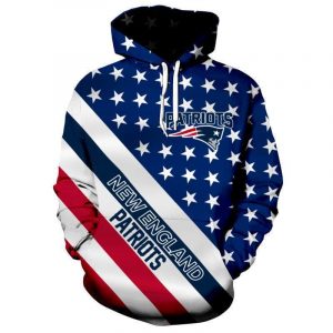 New England Patriots 3D Printed Hoodie/Zipper Hoodie