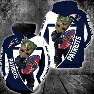 New England Patriots 3D Printed Hoodie/Zipper Hoodie