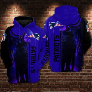 New England Patriots 3D Printed Hoodie/Zipper Hoodie