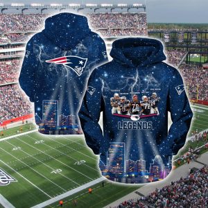 New England Patriots 3D Printed Hoodie/Zipper Hoodie