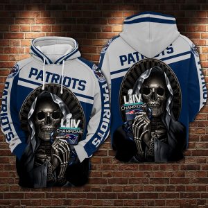 New England Patriots 3D Printed Hoodie/Zipper Hoodie