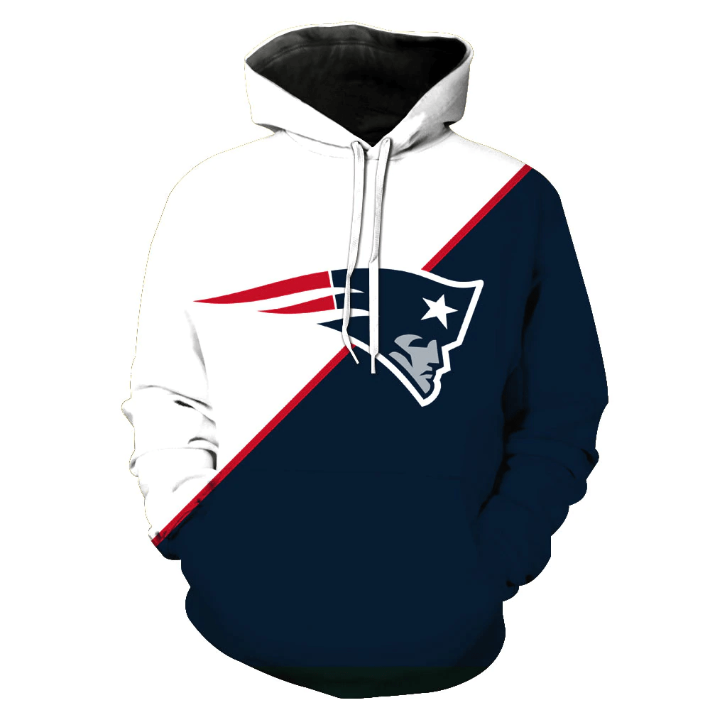 New England Patriots 3D Printed Hoodie/Zipper Hoodie New England Patriots 3D Printed Hoodie/Zipper Hoodie