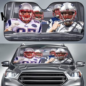 New England Patriots Car Auto Sun Shade