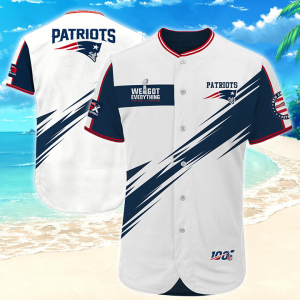 New England Patriots Hawaiian Shirt Summer Button Up