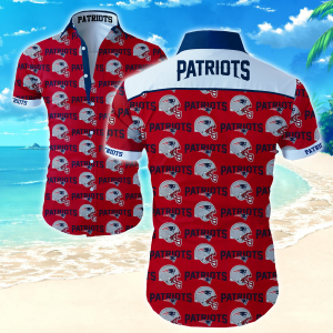 New England Patriots Hawaiian Shirt Summer Button Up