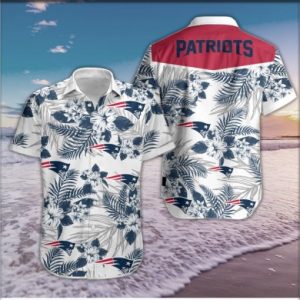 New England Patriots Hawaiian Shirt Summer Button Up