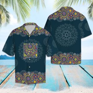 New Mexico Mandala Hawaiian Shirt Summer Button Up