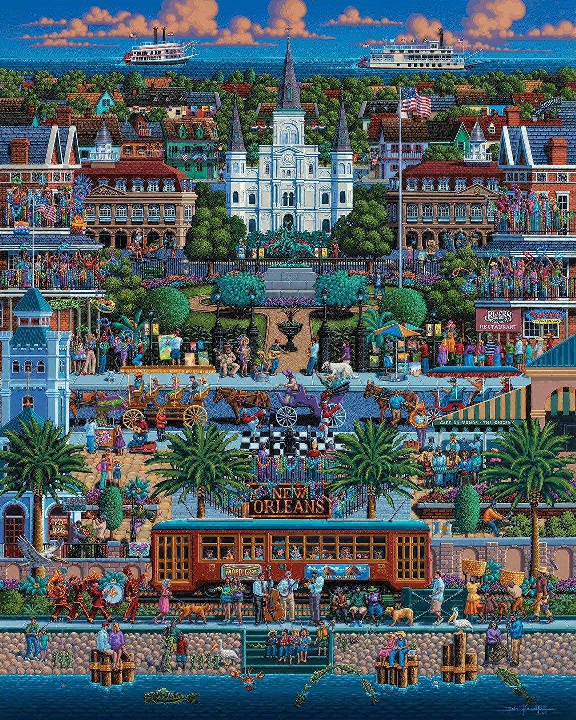 New Orleans Jigsaw Puzzle Set New Orleans Jigsaw Puzzle Set
