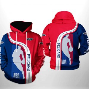 New Orleans Pelicans NBA Team 3D Printed Hoodie/Zipper Hoodie