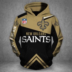 New Orleans Saints 3D Printed Hoodie/Zipper Hoodie