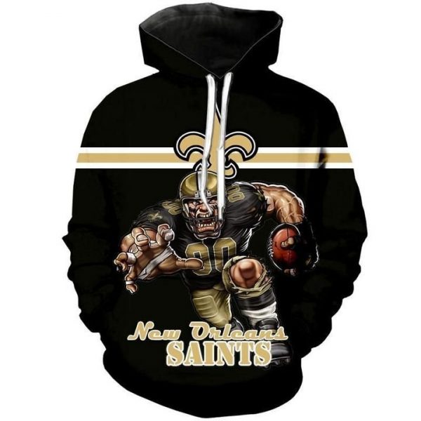 New Orleans Saints 3D Printed Hoodie/Zipper Hoodie