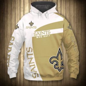 New Orleans Saints 3D Printed Hoodie/Zipper Hoodie