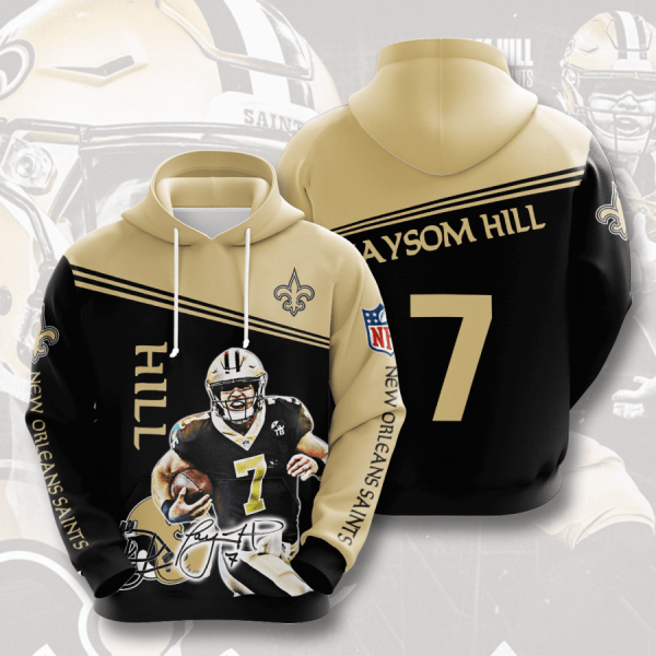 New Orleans Saints 3D Printed Hoodie/Zipper Hoodie