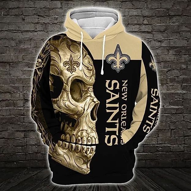 New Orleans Saints 3D Printed Hoodie/Zipper Hoodie