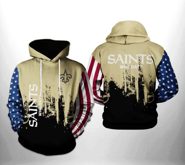 New Orleans Saints NFL Team US 3D Printed Hoodie/Zipper Hoodie