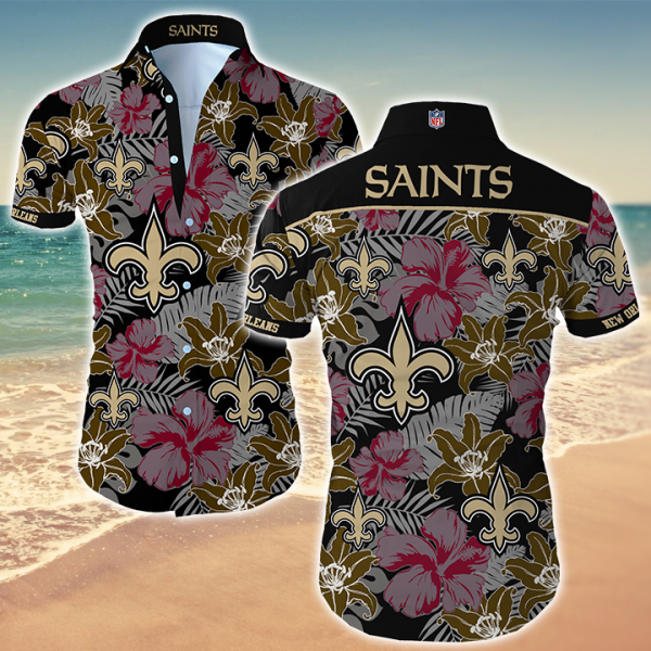 New Orleans Saints Nfl Hawaiian Shirt Summer Button Up