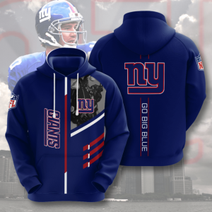 New York Giants American Football 3D Printed Hoodie/Zipper Hoodie