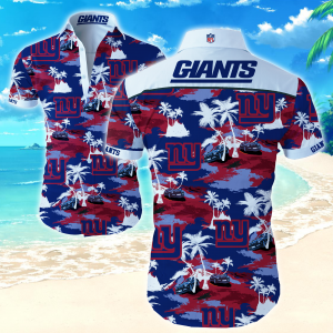 New York Giants Hawaiian Shirt Summer Button Up