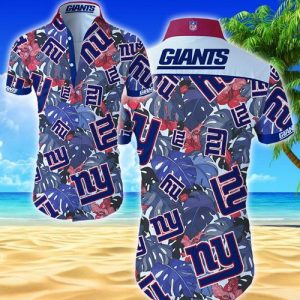 New York Giants Hawaiian Shirt Summer Button Up