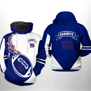 New York Giants NFL Classic 3D Printed Hoodie/Zipper Hoodie