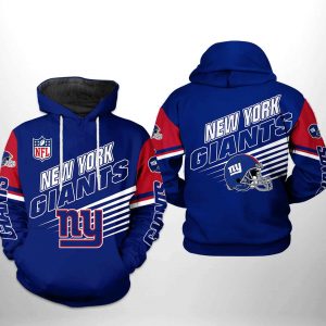 New York Giants NFL Team 3D Printed Hoodie/Zipper Hoodie