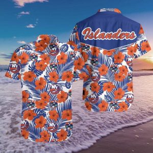 New York Hockey Hawaiian Shirt Summer Button Up