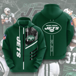 New York Jets American Football 3D Printed Hoodie/Zipper Hoodie